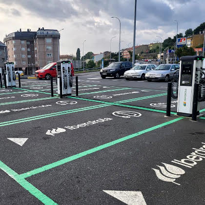 Electric vehicle charging point